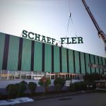 Sauernheimer GmbH, Große Werbeanlagen, Projekt SCHAEFFLER - Herzogenaurach