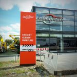Sauernheimer GmbH, Pylone, Projekt LeasePlan - Nürnberg